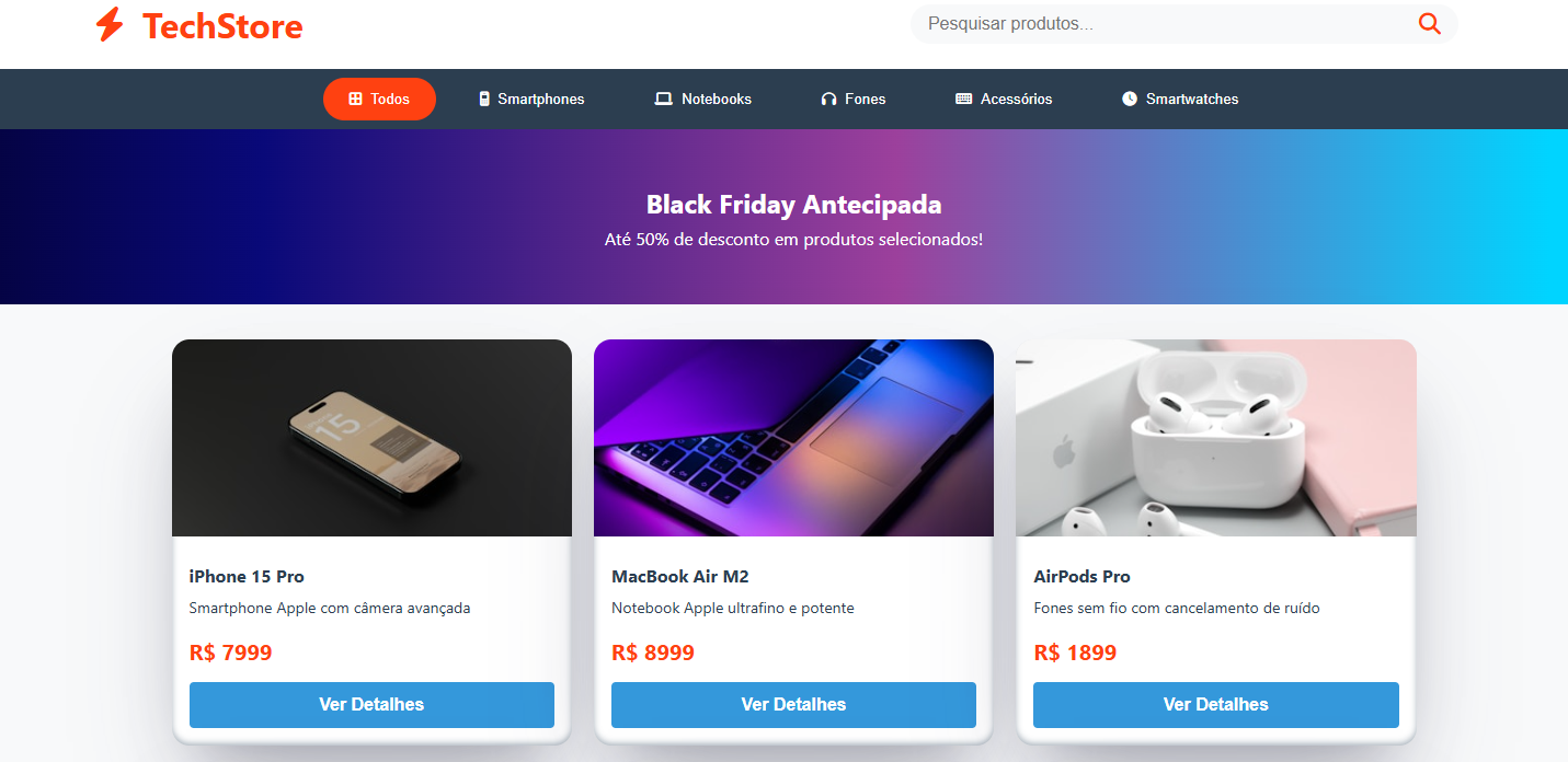 TechStore Page